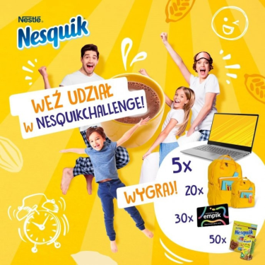 Konkurs "Nagraj filmik i pokaż jak Nesquik zmienia twój dzień"