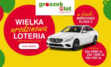 Wielka urodzinowa loteria Groszek!