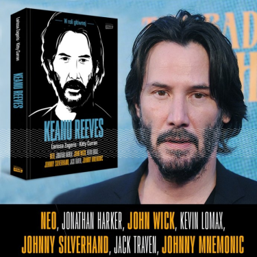 Konkurs z książką "Keanu Reeves. W roli głównej"
