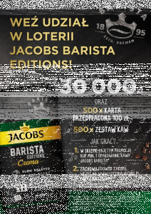 Loteria "Jacobs - Kawa jak z kawiarni w Twoim domu"