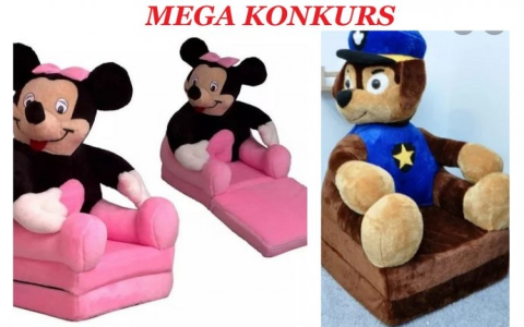 Wygraj fotel Myszka Miki lub Psi Patrol