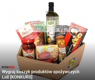 Łódź: Wygraj koszyk produktów spożywczych Lidl