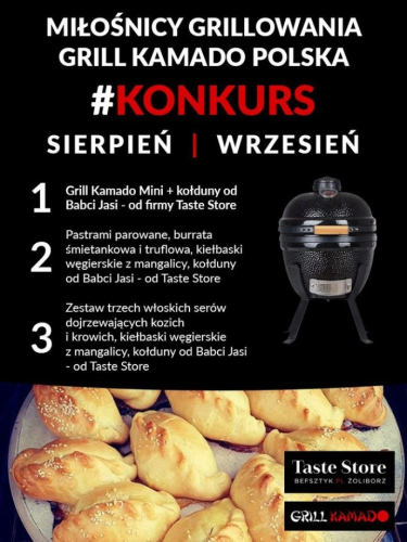 Sierpniowo-wrześniowy konkurs "Pieczenie na grillu"
