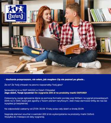 Konkurs "Radio RMF MAXXX - Hity #naMAXXXa"