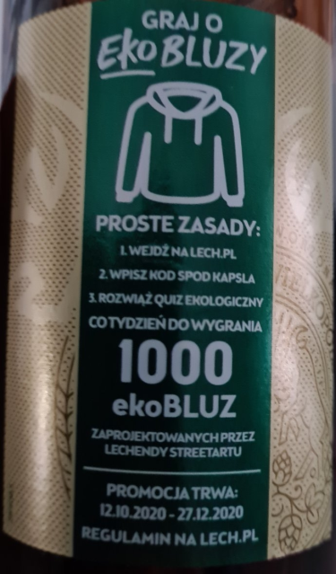 Loteria "LECH - Graj o EkoBLUZY" 18+