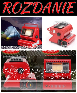 Wygraj wielofunkcyjny piecyk gazowy grzejnik+