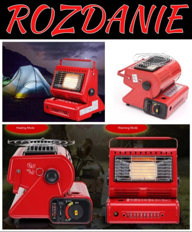 Wygraj wielofunkcyjny piecyk gazowy grzejnik+