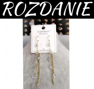 Wygraj wiszące kolczyki z kryształkami