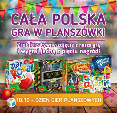 Konkurs fotograficzny "Cała Polska gra w planszówki"