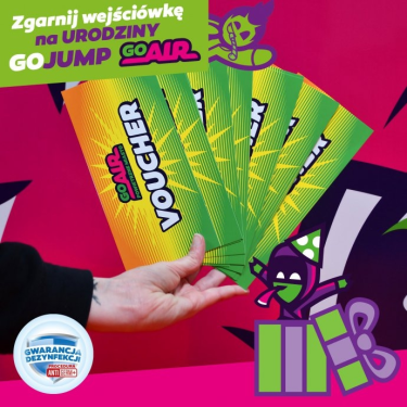 Wrocław: Wygraj wejściówkę do GOjump - Park trampolin Wrocław x GOair