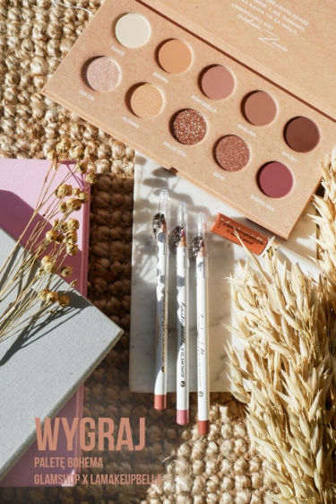 Wygraj paletę cieni BOHEMA Glamshop x lamakeupbella