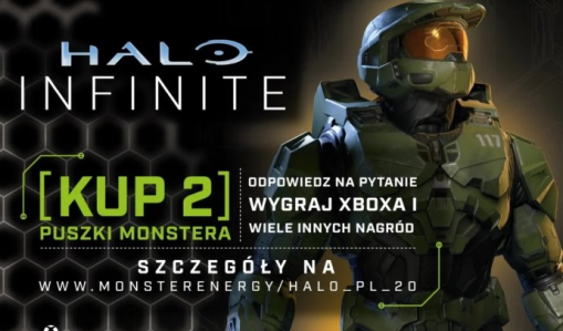 Konkurs "Monster Energy Halo Infinite" Leclerc, Intermarche, Spar, Stokrotka, Polomarket