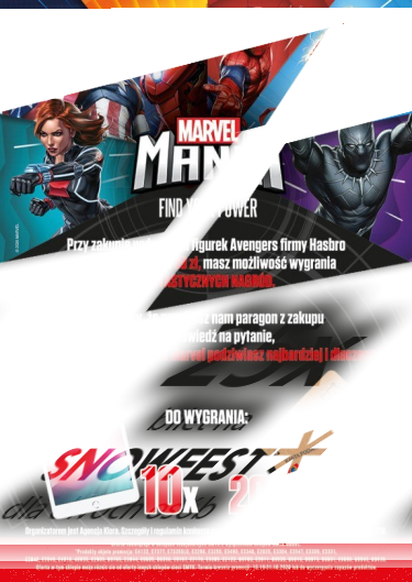 Konkurs "Bohater ze świata Marvel" Smyk