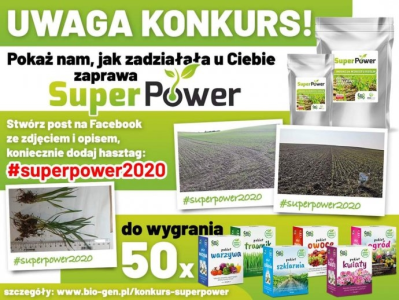 Konkurs fotograficzny "Pokaż jak zadziałała u Ciebie zaprawa SuperPower"