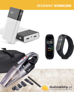 Konkurs "Jesień sypie prezentami w dudziakbhp.pl"