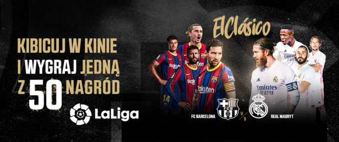 Konkursu podczas transmisji meczu  FC Barcelona – Real Madryt! Helios