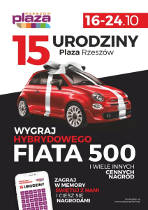 Rzeszów: Konkurs "15-ste urodziny Plaza Rzeszów"