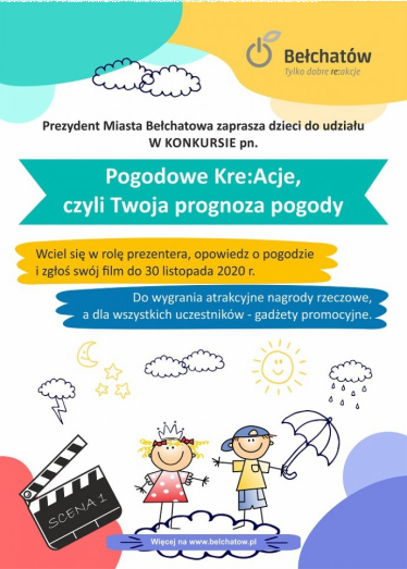 Konkurs "Pogodowe Kre:Acje, czyli Twoja prognoza pogody"