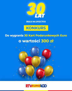 Konkurs "Okazje na lepsze życie – 30 urodziny Euro"