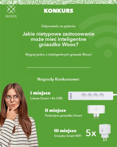 Wygraj inteligentne gniazdko Woox!