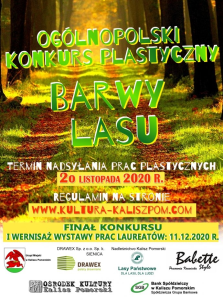 Ogólnopolski konkurs plastyczny "BARWY LASU"