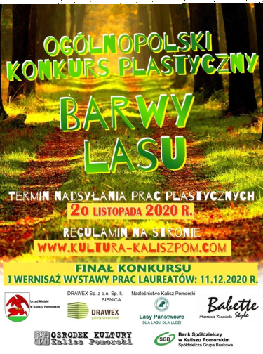 Ogólnopolski konkurs plastyczny "BARWY LASU"