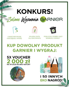 Konkurs "Zielone Wyzwania Garnier"