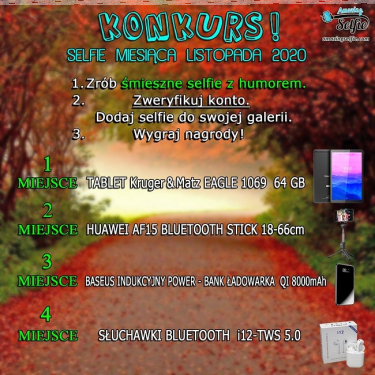 Konkurs "Śmieszne selfie z humorem"