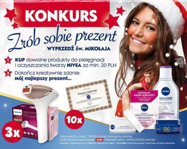 Konkurs "Wyprzedź św. Mikołaja z NIVEA"