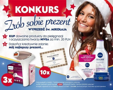 Konkurs "Wyprzedź św. Mikołaja z NIVEA"