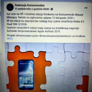 Konkurs "Konsumencki Absurd Miesiąca"