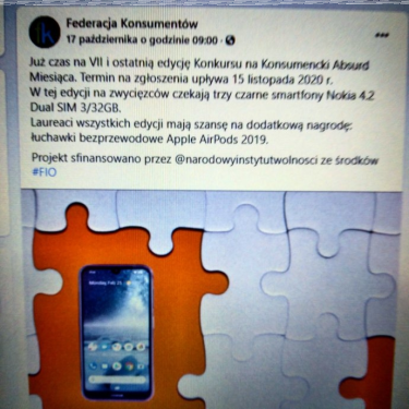 Konkurs "Konsumencki Absurd Miesiąca"