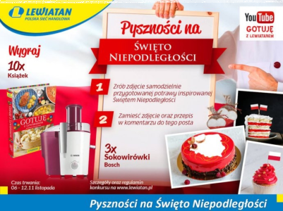 Konkurs fotograficzny "Pyszności na Święto Niepodległości" Lewiatan