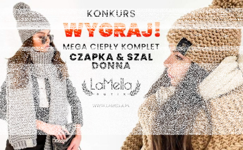 Wygraj mega ciepły komplet Czapka & szal Donna