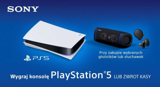 Wygraj PS5 lub zwrot kasy