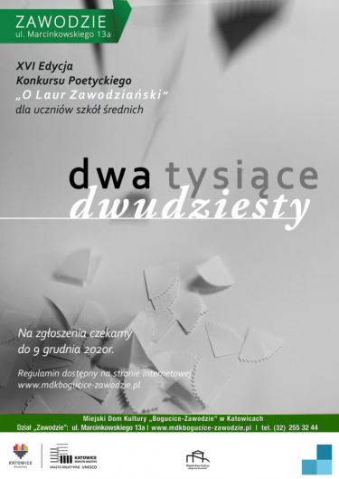 XVI edycja ogólnopolskiego konkursu poetyckiego "O Laur Zawodziański"