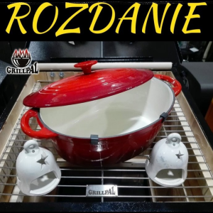 Wygraj brytfannę żeliwną emaliowaną z pokrywką