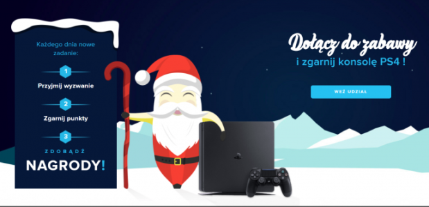 Konkurs "Zgarnij Playstation 4 za granie w gry"