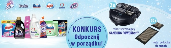 Konkurs "Odpocznij podczas sprzątania" Intermarche
