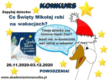Wygraj książkę o gąsce Zuzi