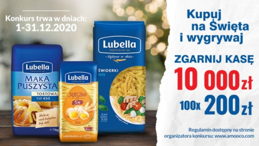 Konkurs "Kupuj na Święta i wygrywaj! Lubella w Intermarche"