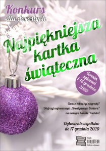 Konkurs plastyczny dla dorosłych "Najpiękniejsza kartka świąteczna"