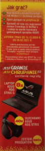 Loteria "Jest Granie Jest Chrupanie"