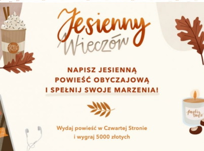 Konkurs na powieść obyczajową "Jesienny wieczór"