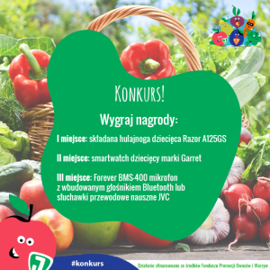 Konkurs "STWÓRZ KOMIKS Z SUPERBOHATERAMI – polskimi warzywami i owocami"