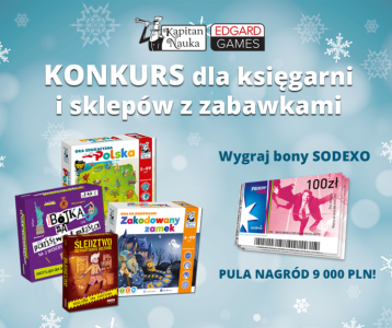 Konkurs na gwiazdkę dla księgarń i sklepów z zabawkami!