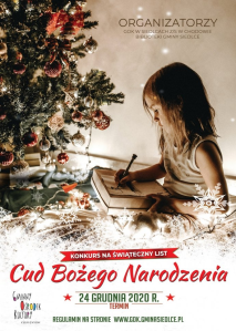 Siedlce: Konkurs "Świąteczny List - Cud Bożego Narodzenia"