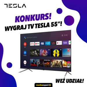 Wygraj telewizor TESLA LED 55S905BUS
