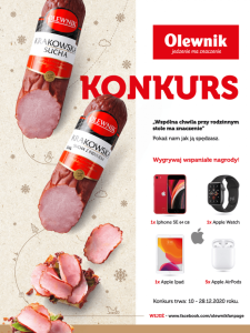 Konkurs "Wspólna chwila przy rodzinnym stole ma znaczenie" Stokrotka