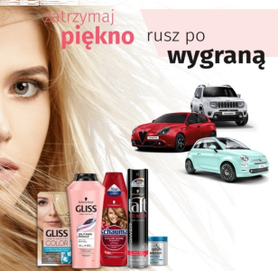 Loteria Schwarzkopf "Zatrzymaj piękno. Rusz po wygraną"